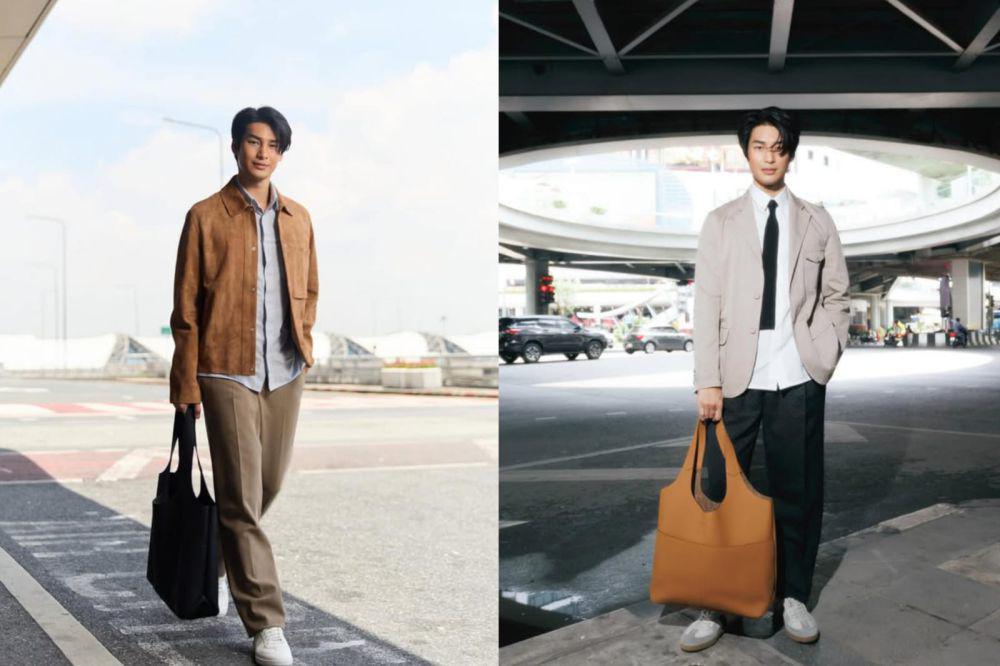7 Inspirasi Outfit Preppy Style ala Aktor Apo Nattawin, Polished Chic!