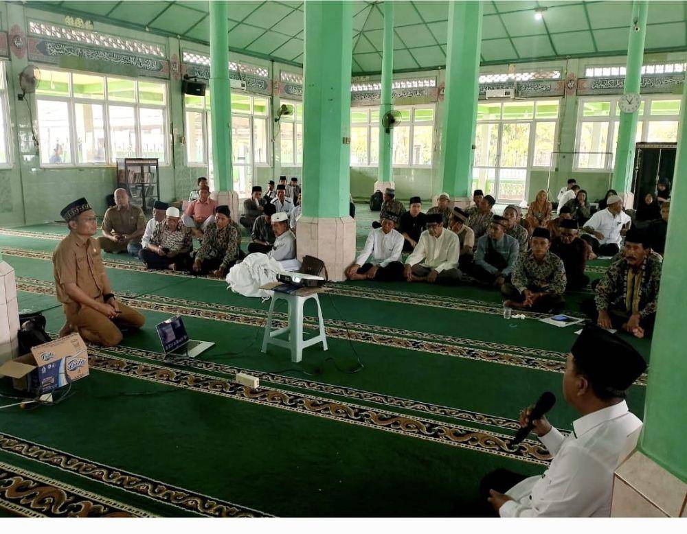 Sosialisasi terkait pelaksanaan kurban yang Berkah, Aman, Sehat, Utuh, dan Halal (Dok: DKPP Sumsel)