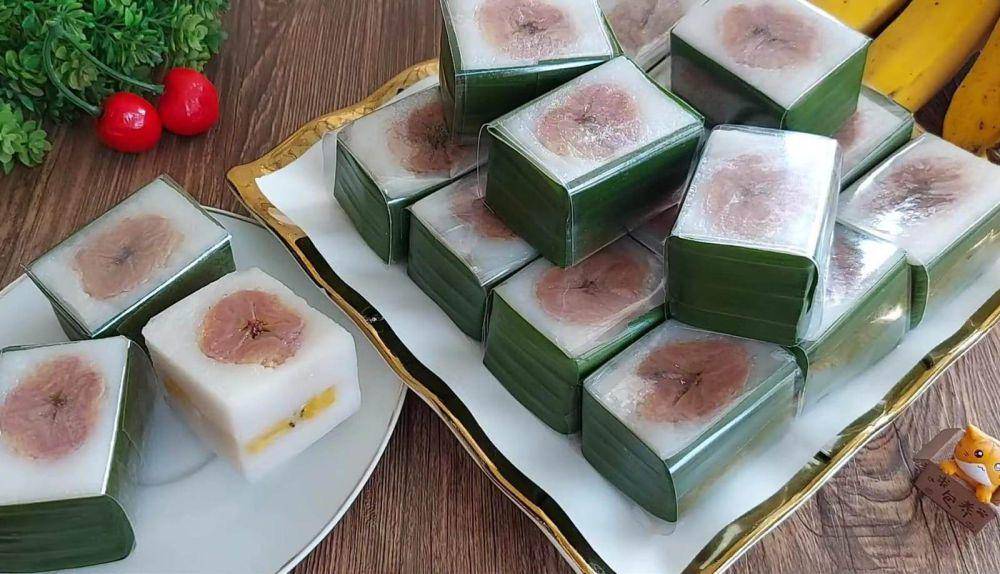 ilustrasi kue nagasari loyang (YouTube.com/Resep Abi)