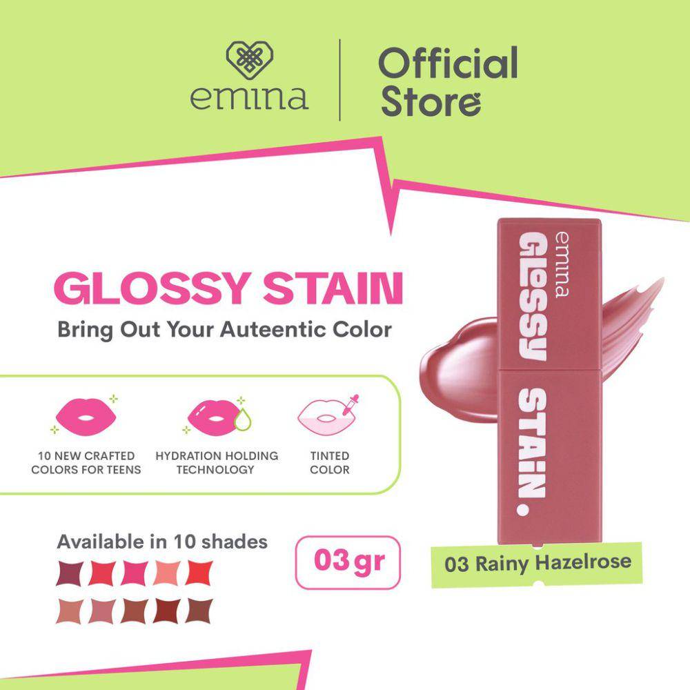 Emina Glossy Stain (shopee.co.id/Emina Official Shop)