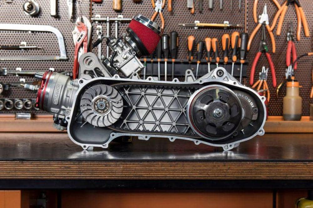 Ilustrasi CVT sepeda motor matic (pinterest.com/Malossi Official)