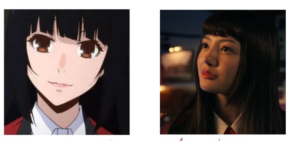 Ini Bedanya 8 Karakter Kakegurui dan Bet Netflix!