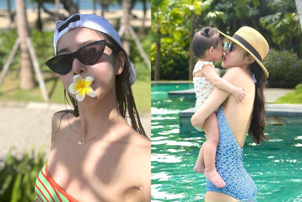 potret liburan Kim Yunjee di Bali (instagram.com/_yunjeekim_)