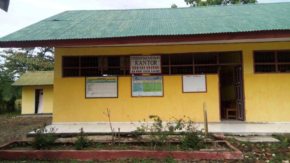 Sekolah induk SD Negeri 408 Ongkoe di Kabupaten Wajo, Sulawesi Selatan (Sulsel). Dok. IDN Times/Dinas Pendidikan Wajo