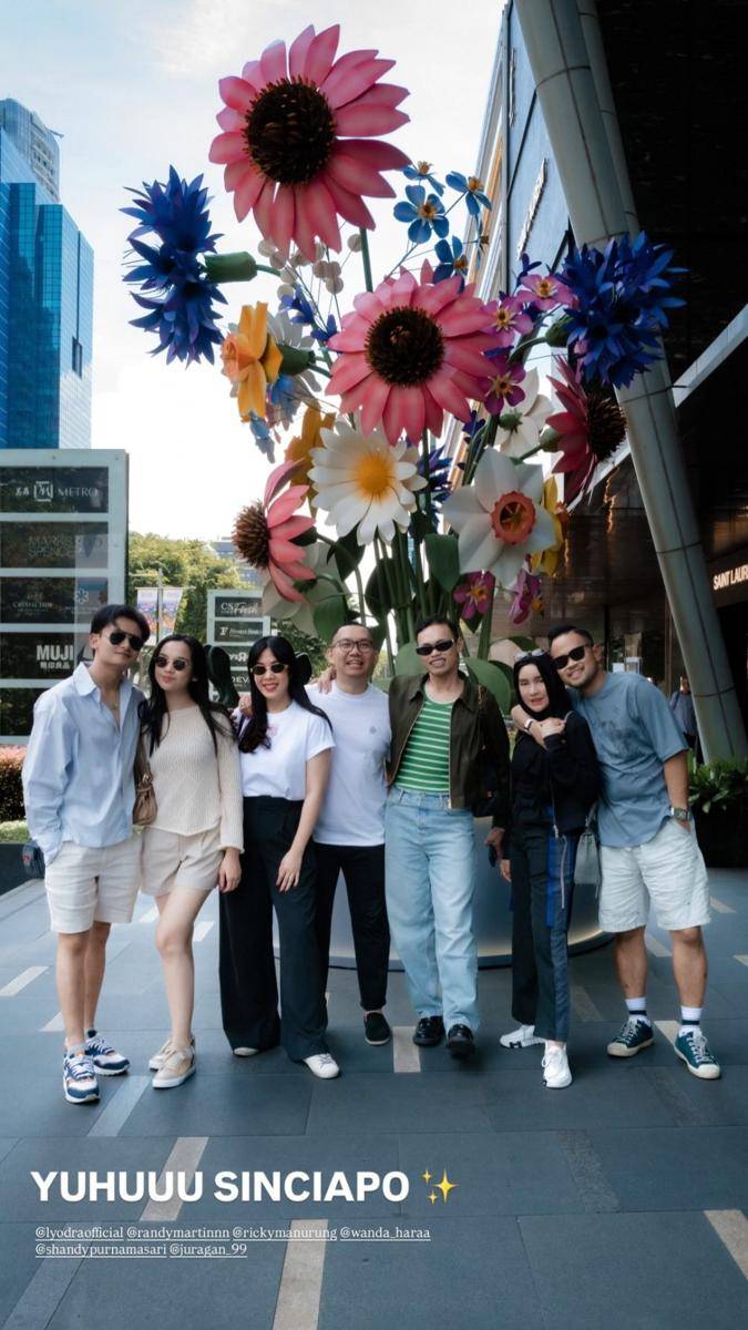 Lyodra dan geng nonton konser Lady Gaga di Singapura (instagram.com/lyodraofficial)