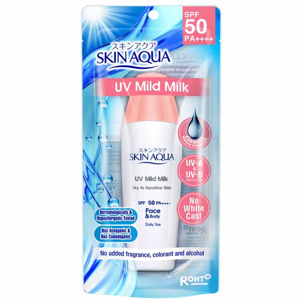 Skin Aqua UV Mild Milk SPF 50 PA++++ (nihonmart.id)