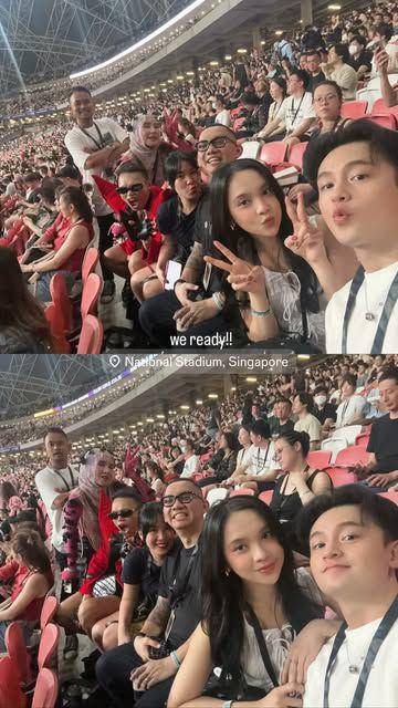 Lyodra dan geng nonton konser Lady Gaga di Singapura (instagram.com/lyodraofficial)