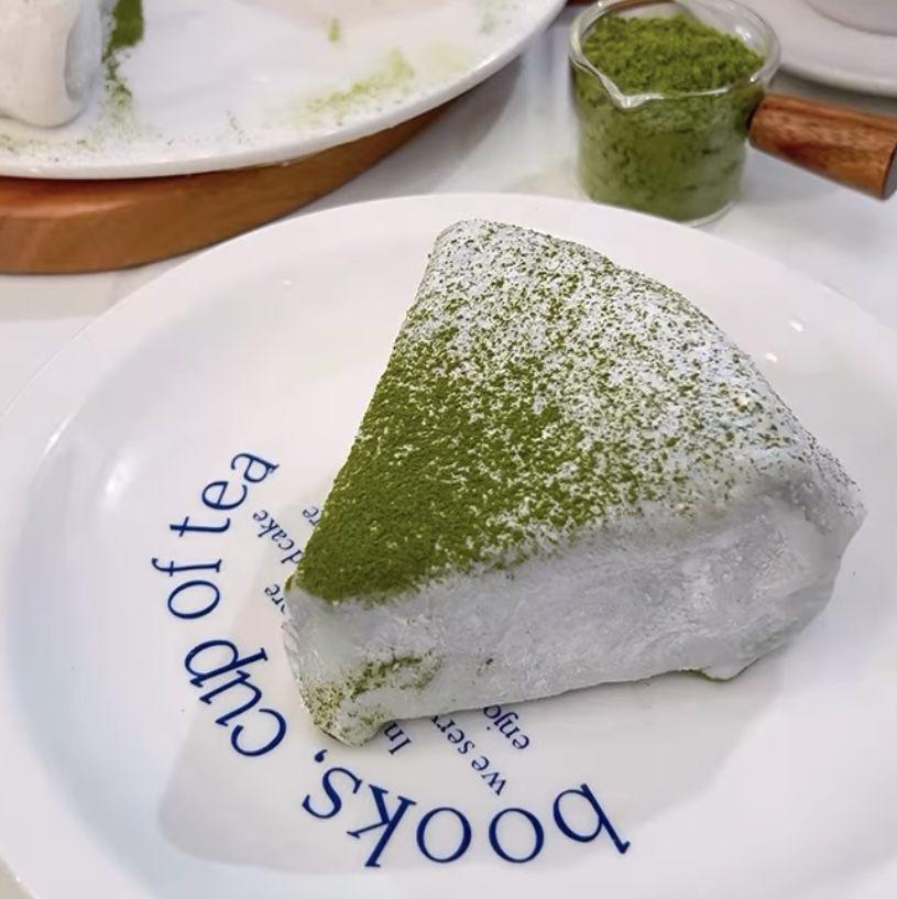 Resep Matcha Mochi Basque Burnt Cheesecake, Camilan Kekinian Enak