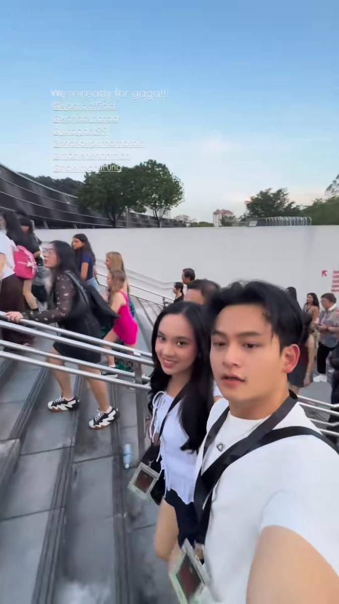 Lyodra dan geng nonton konser Lady Gaga di Singapura (instagram.com/lyodraofficial)