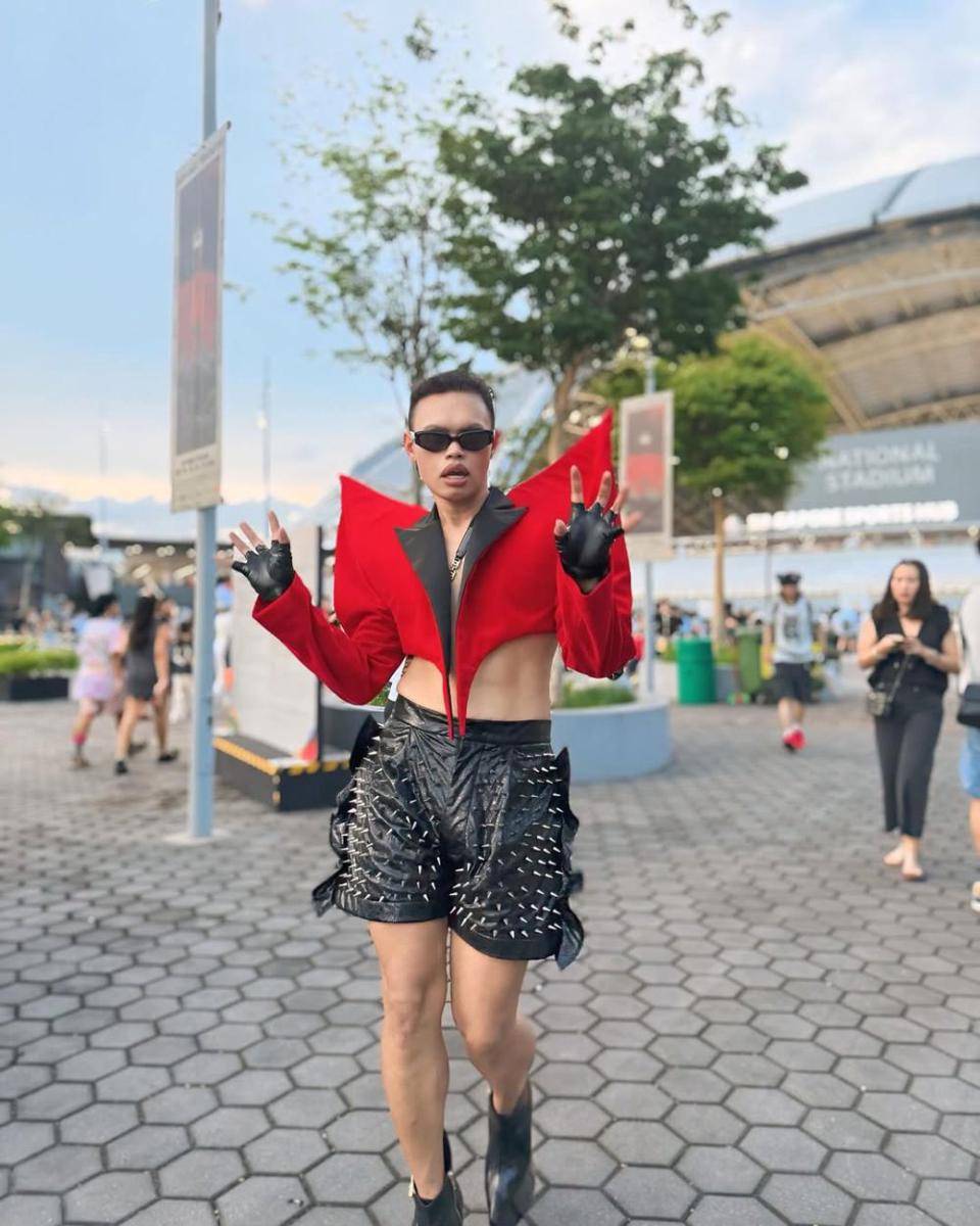 Lyodra dan geng nonton konser Lady Gaga di Singapura (instagram.com/wanda_haraa)