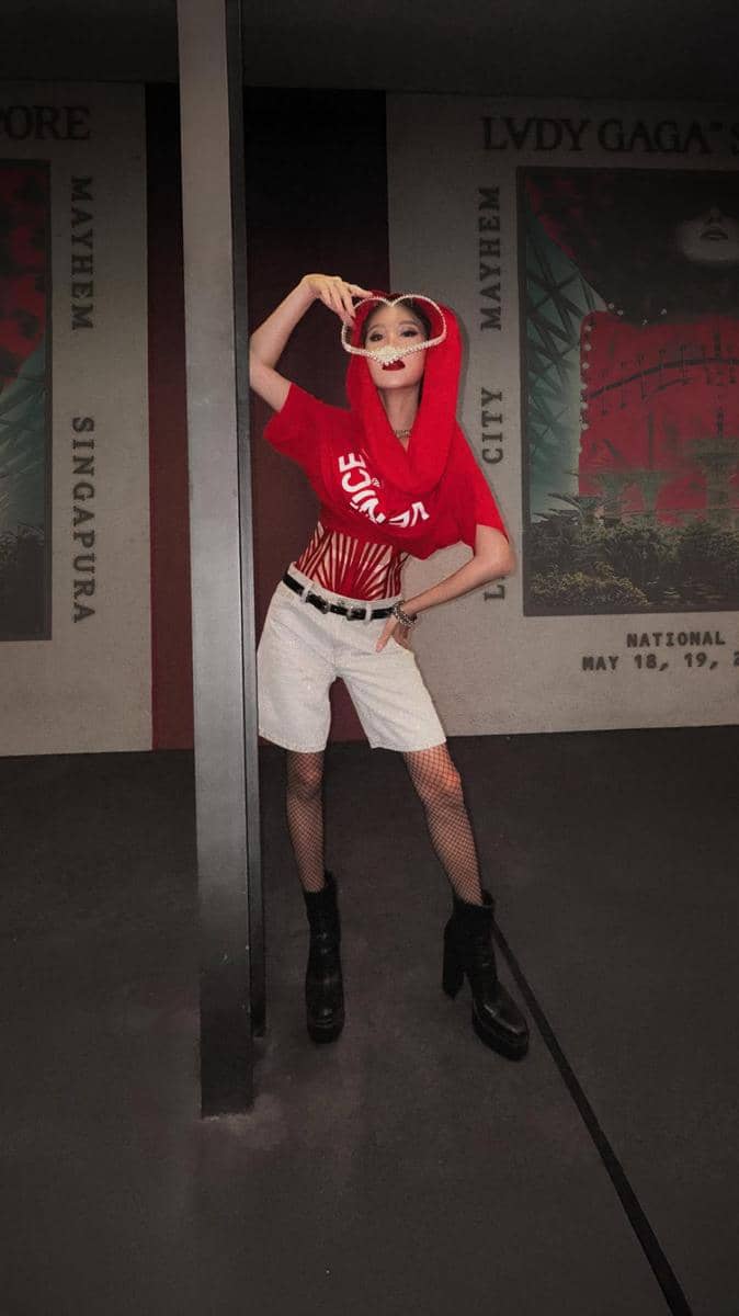 Patricia Gouw Nonton Konser Lady Gaga (Instagram.com/patriciagouw)