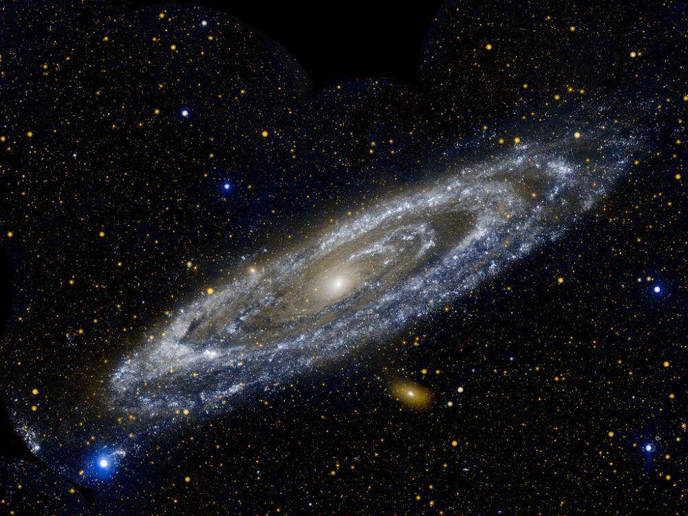 Ilustrasi sebuah galaksi andromeda dengan hoag's object (spacewithseti.com)