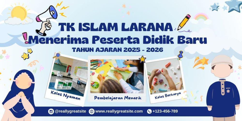 7 Inspirasi Desain Spanduk Penerimaan Siswa Baru TK, Menarik!