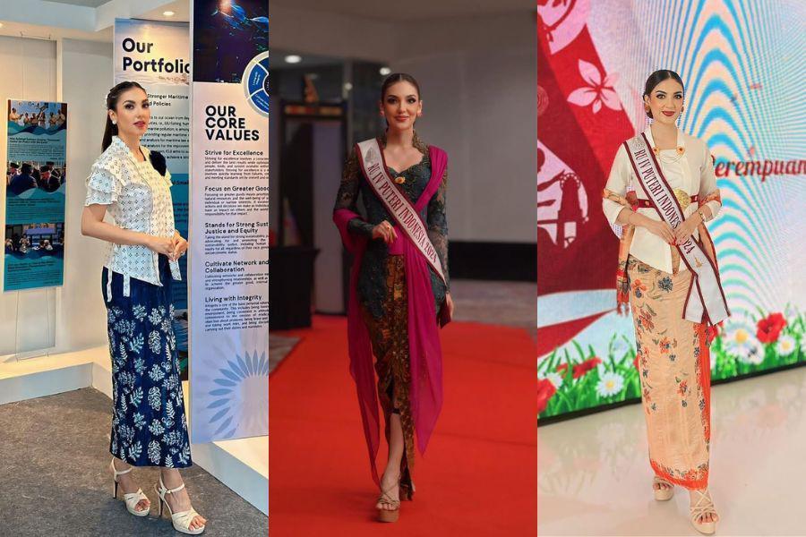 7 Kebaya Ghina Raihanah, Finalis Puteri Indonesia 2024 nan Memesona