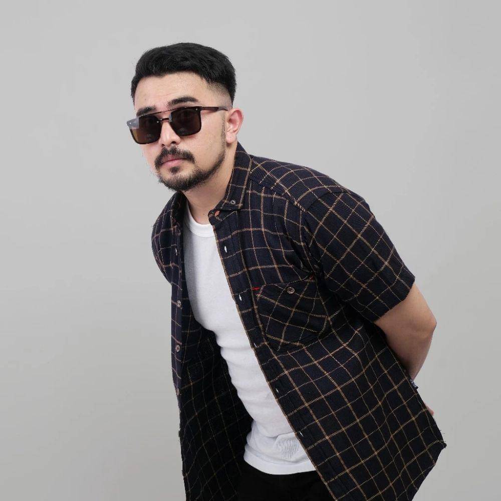 DGM Kemeja Flanel Lengan Pendek (shopee.co.id/DGM Fashion Official Shop)