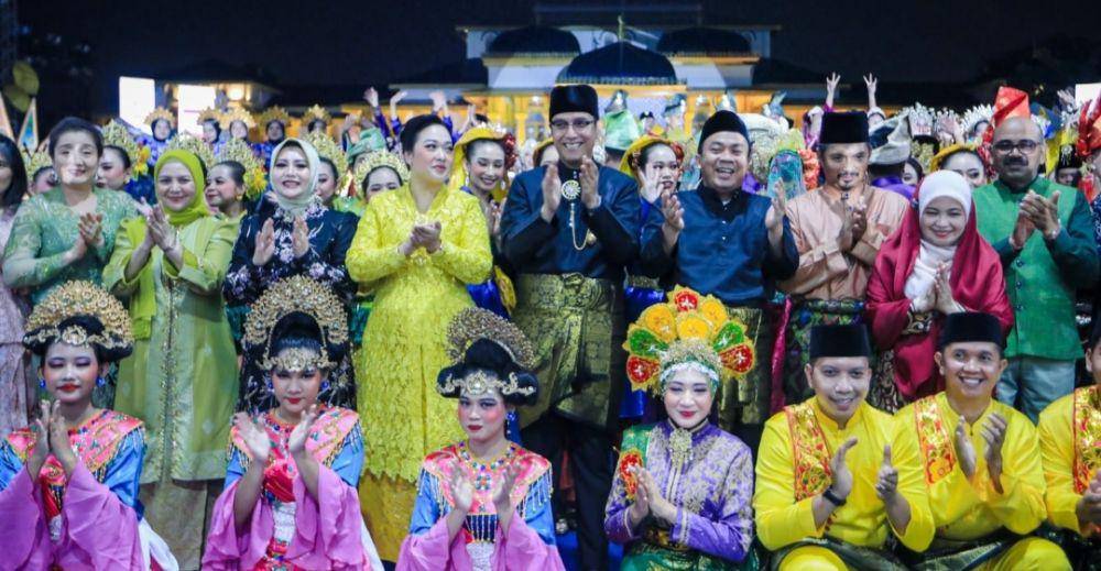 Gelar Melayu Serumpun (Gemes) ke- 8 tahun 2025 resmi dibuka di halaman Istana Maimun, Jalan Brigjen Katamso Kota Medan (Dok. Diskominfo Medan)