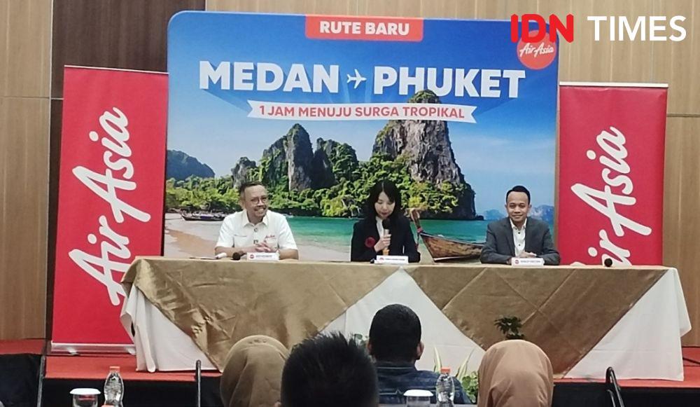 AirAsia Buka Penerbangan Langsung dari Medan ke Phuket Thailand