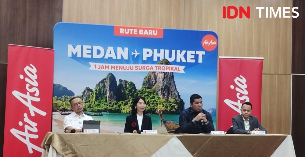 Konprensi pers penerbangan AirAsia rute baru Medan - Phuket (IDN Times/Indah Permata Sari)