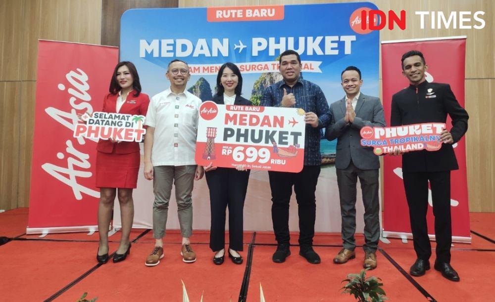 Konprensi pers penerbangan AirAsia rute baru Medan - Phuket (IDN Times/Indah Permata Sari)