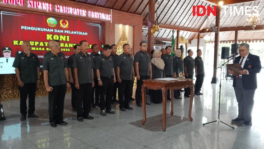 Pengurus KONI Banyumas 2025-2029 Dilantik, Ini Daftar Lengkapnya