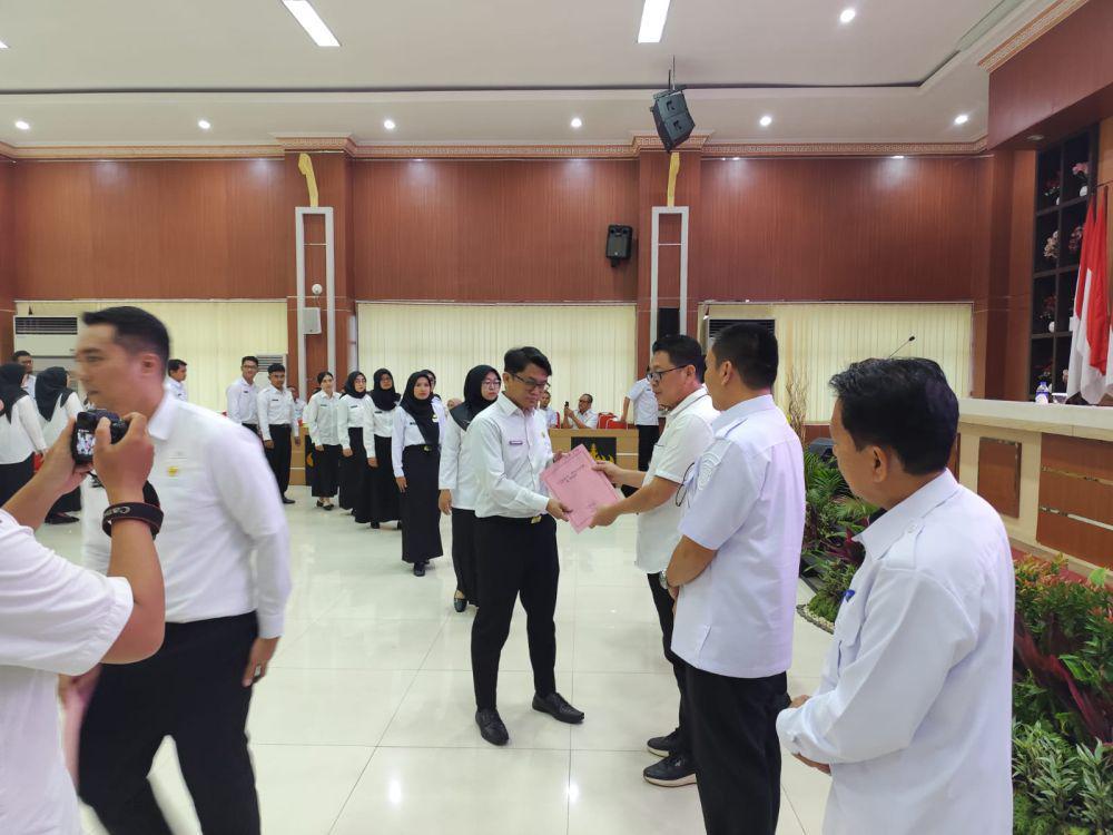 46 ASN Baru Pemkot Balam Dilantik, Pemkot Titip Pesan Khusus
