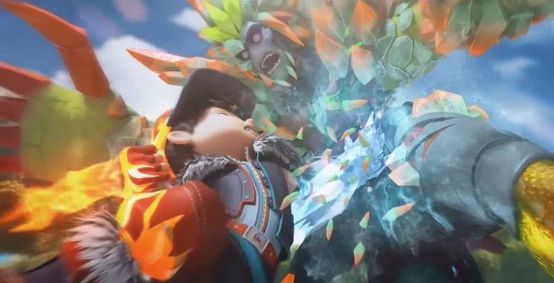 cuplikan BoBoiBoy melawan musuh (dok. Monsta/BoBoiBoy)
