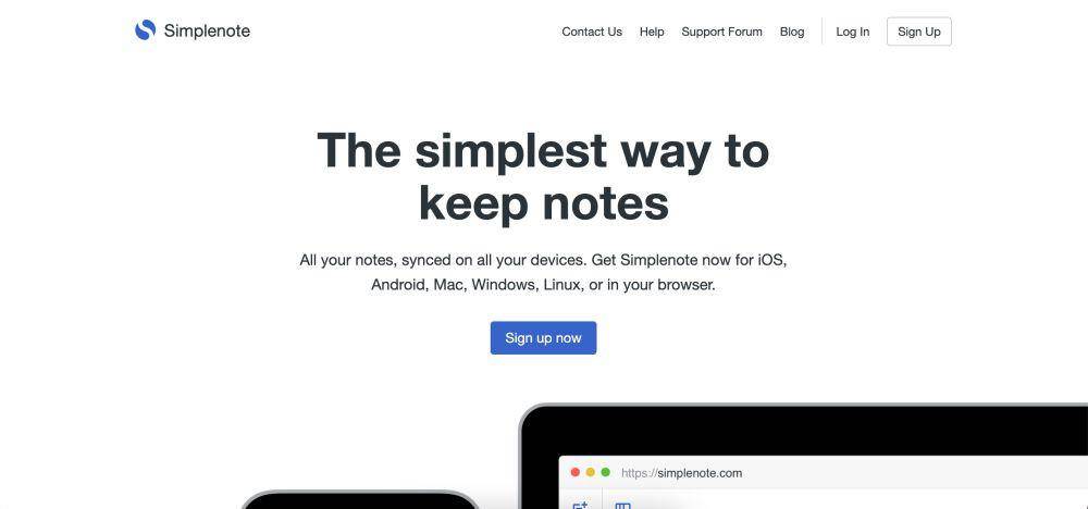Simplenote (simplenote.com)