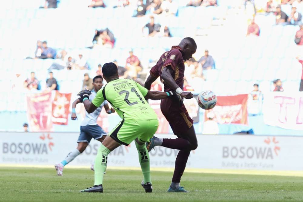 Salah satu momen laga pekan ke-24 BRI Liga 1 2023/2024 antara PSM Makassar versis Persita Tangerang yang berlangsung di Stadion Batakan Balikpapan, 4 Februari 2024. (Instagram.com/psm_makassar)