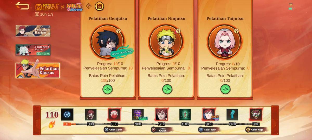 MLBB x Naruto Pelatihan Genjutsu (Dok. Moonton/Mobile Legend)