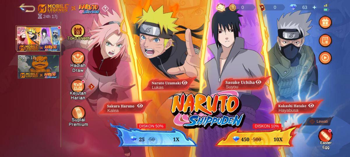 Mobile Legend x Naruto