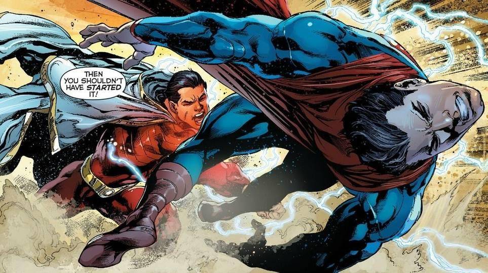 Shazam vs Superman (Dok. DC Comics)
