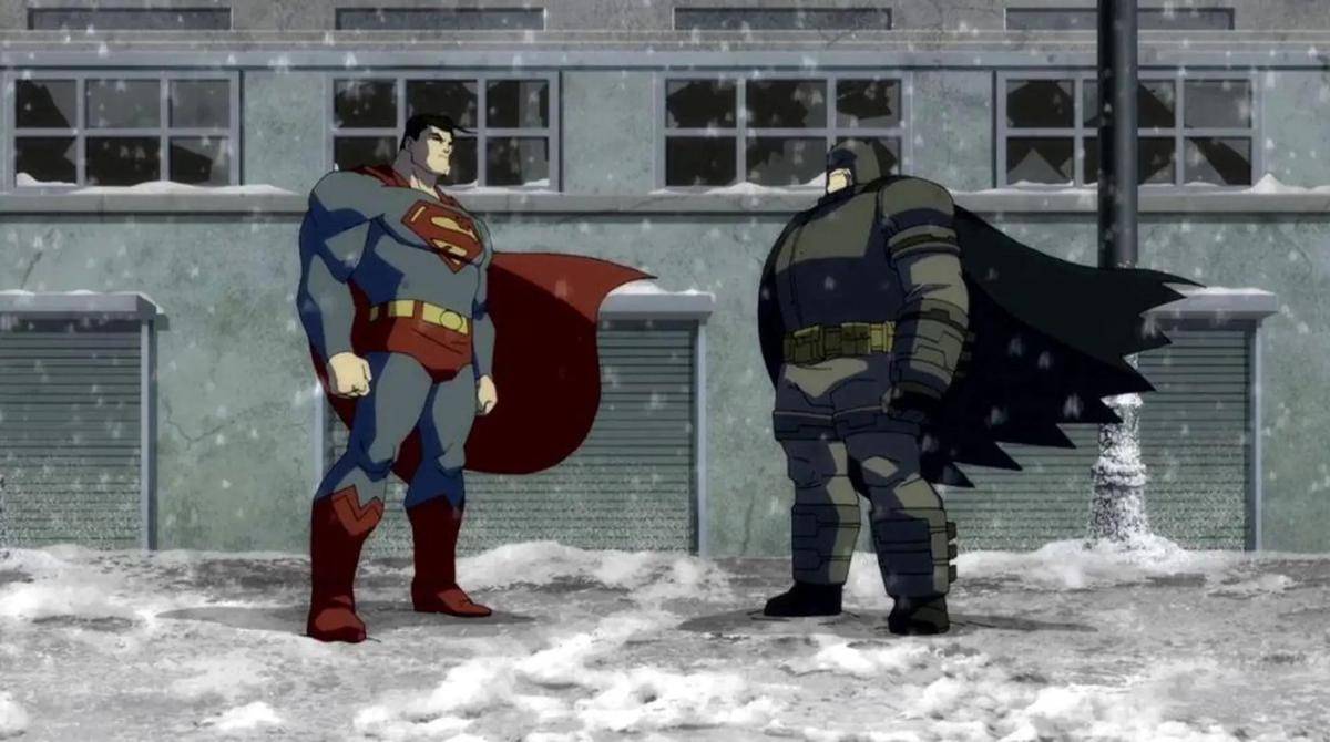 Batman vs Superman (Dok. Warner Bros/Batman The Dark Knight Returns)