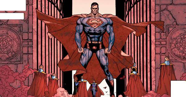Superman Cosmic Armor dan para Monitor - Final Crisis: Superman Beyond