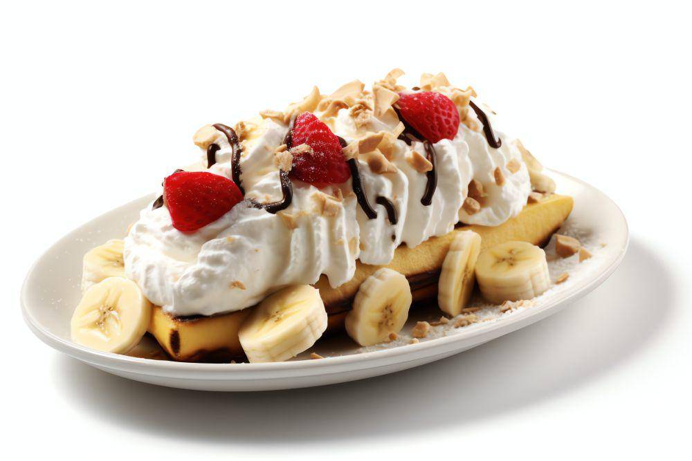ilustrasi banana split (vecteezy.com/style graphic)