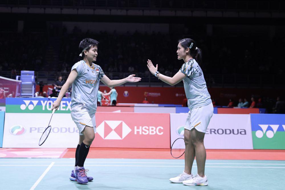 Lanny/Fadia Susah Payah ke 16 Besar Indonesia Open 2025