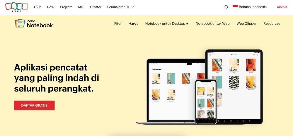 Zoho Notebook (zoho.com)