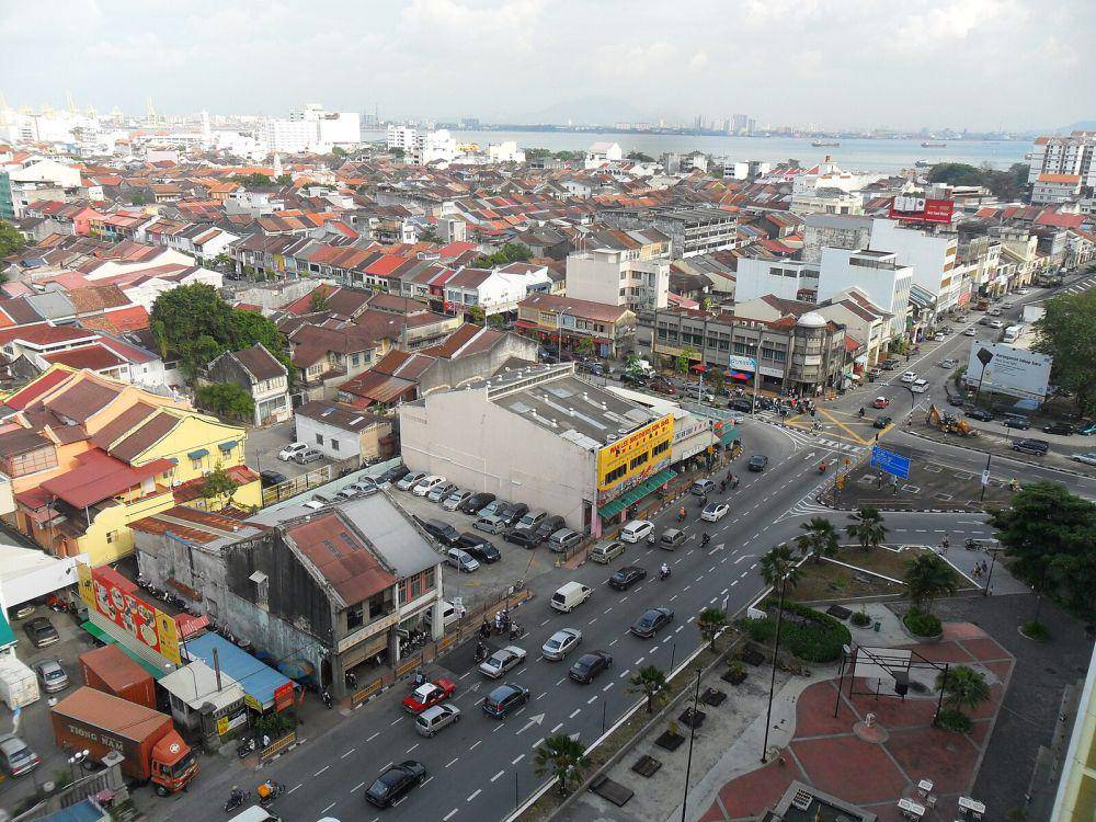 potret George Town di Kota Penang (commons.wikimedia.org/Milei.vencel)