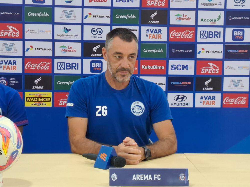 Pelatih Arema FC, Ze Gomes. (IDN Times/Rizal Adhi Pratama)