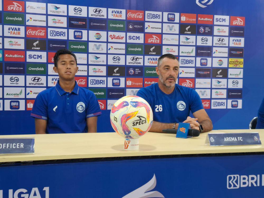 Arema FC Penentu Zona Degradasi, Pelatih Bilang Tak Ada Titipan
