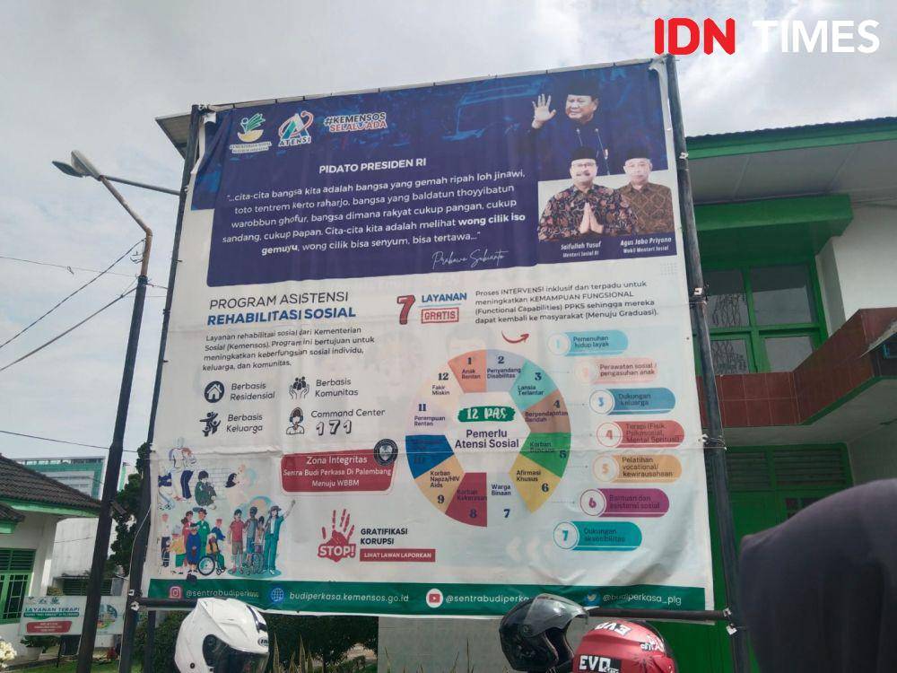 Sekolah rakyat Palembang berada di Sentra Budi Perkasa (IDN Times/Feny Maulia Agustin)