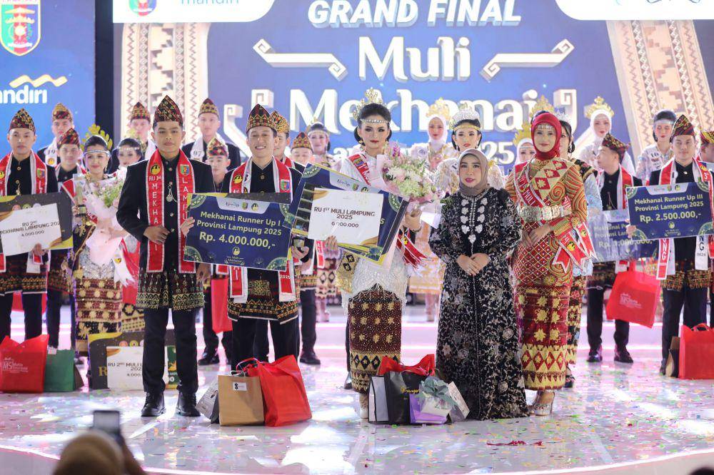 Marcheline Aurely, mahasiswi Institut Informatika dan Bisnis (IIB) Darmajaya Terpilih Jadi Muli Lampung (Dok.Humas IIB Darmajaya)BI
