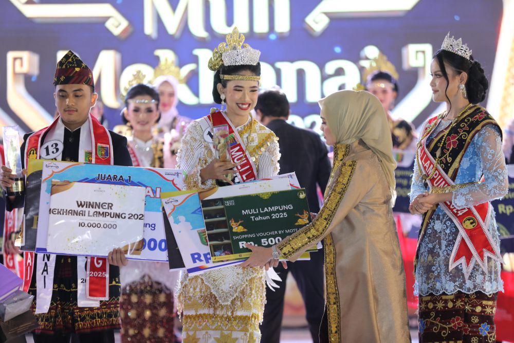 Marcheline Aurely, Mahasiswi Darmajaya Sabet Muli Lampung 2025