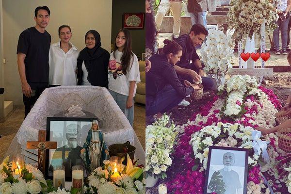 Momen Pemakaman Ayah Darius Sinathrya di Yogyakarta