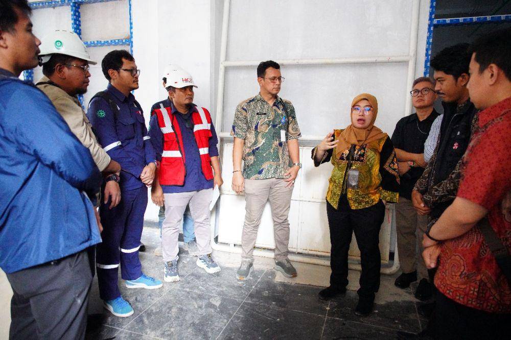 Tinjauan KPK ke sejumlah proyek pembangunan sekolah di Jakarta (dok. Humas KPK)