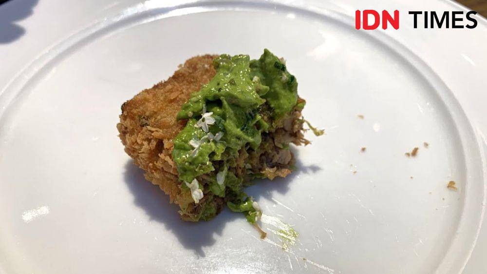Potret menu Golden Crocetta di Osteria GIA Surabaya (IDN Times/Fasrinisyah Suryaningtyas)
