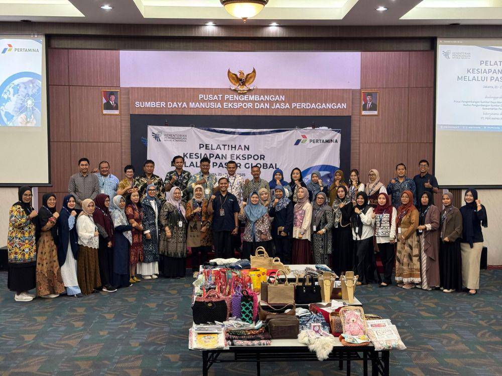 PT Pertamina (Persero) memfasilitasi 30 pelaku Usaha Mikro, Kecil dan Menengah (UMKM) binaan berbagai daerah di Indonesia, dengan Pelatihan Kesiapan Ekspor melalui Pasar Global. (dok. Pertamina)