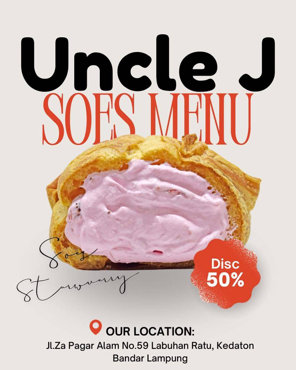 Uncle J by Jaya Bakery Bandar Lampung (Instagram/uncle_jofficial)