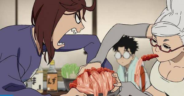 Momo dan Seiko rebutan kepiting - Dandadan