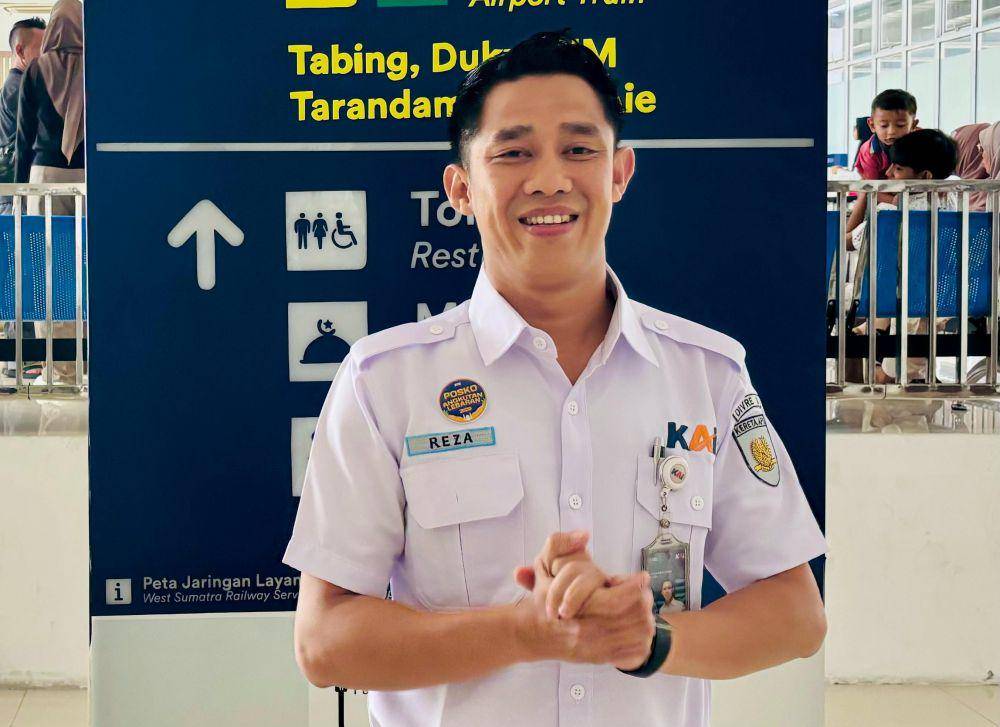 Kepala Humas KAI Divre II Sumbar, Reza Shahab (Foto: KAI Sumbar)