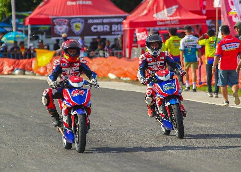 Pembalap Honda Indako FIF Adira Summit Oto MCF ASPIRA KYT Racing Team Bersinar di Kejurnas Motoprix